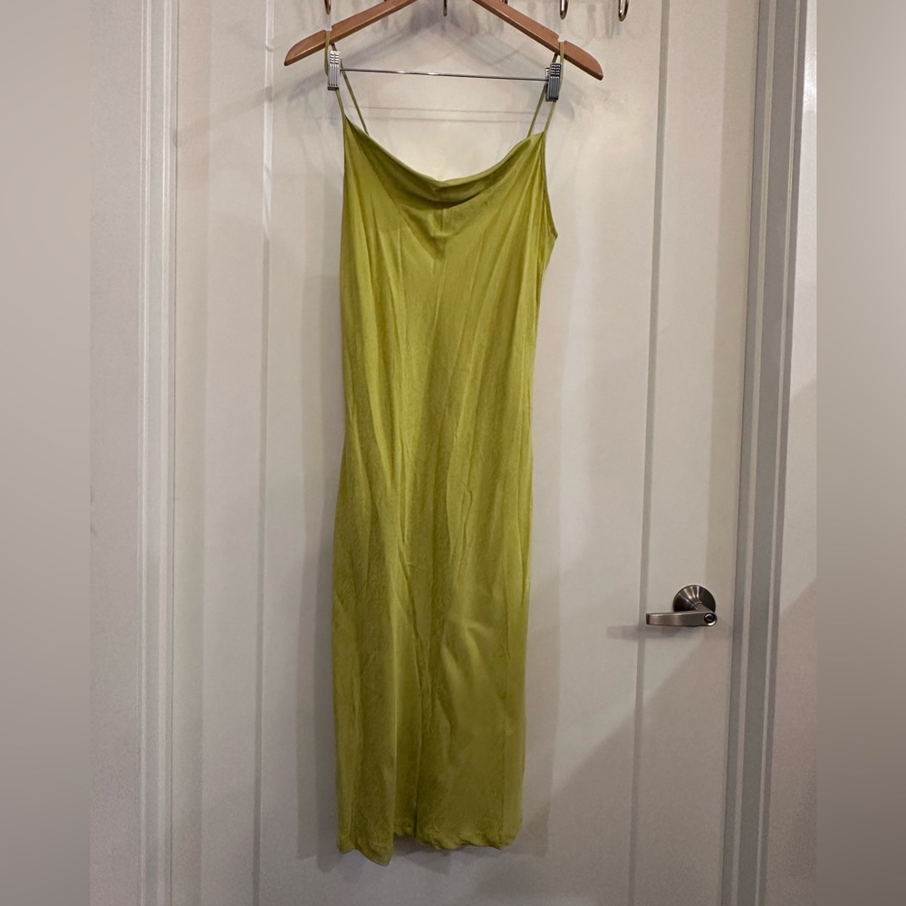 Underprotection Sally Slip Dress in Citronelle size M